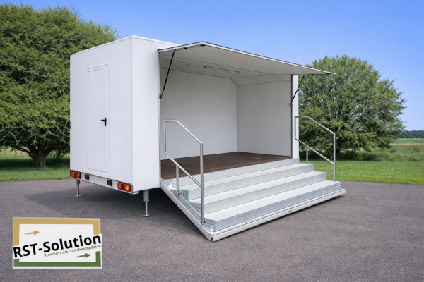 Messeanhänger, Promotionanhänger, mobiler Showroom